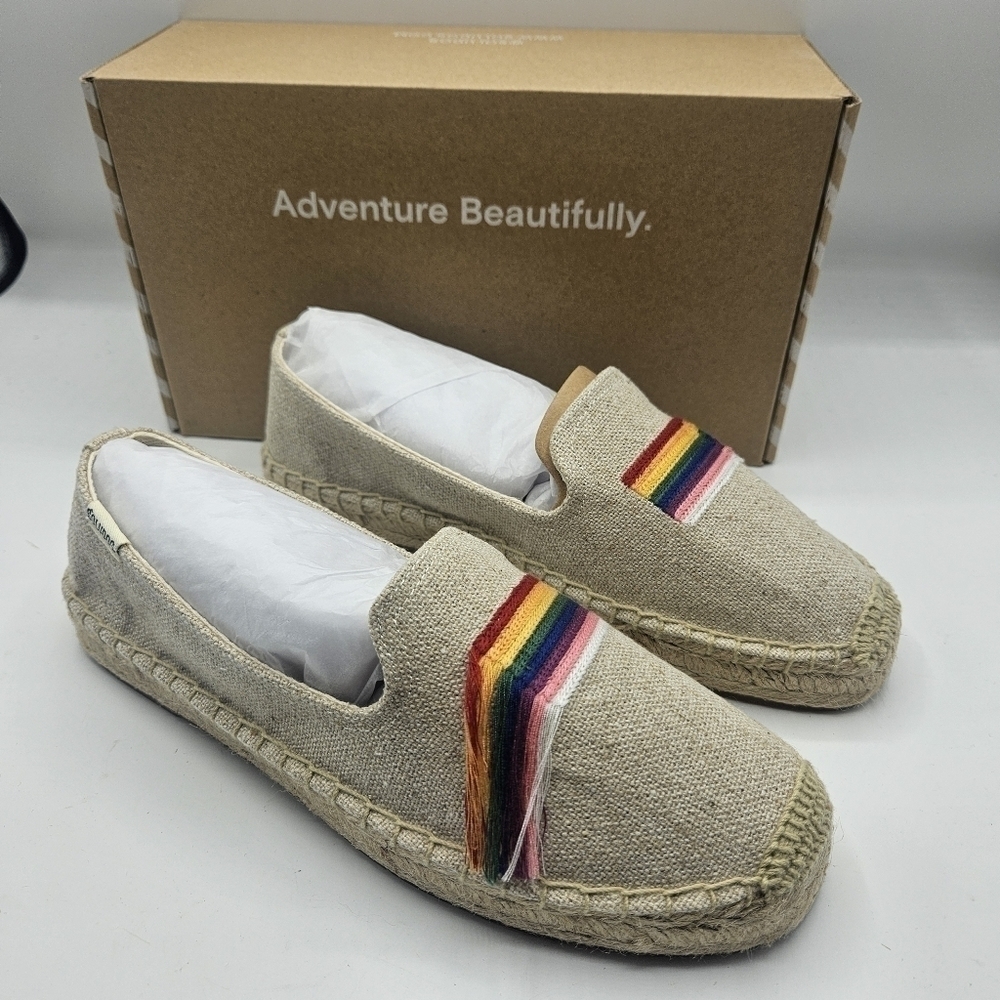 NWB Soludos Pride Smoking Slipper size 7.5